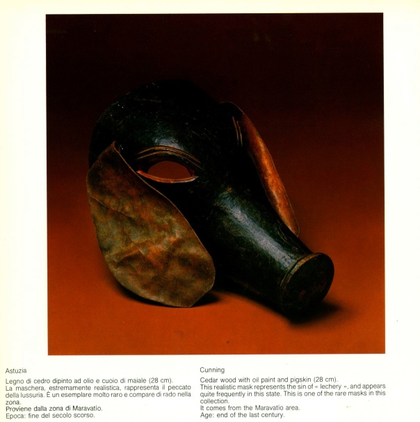 "Maschere de Messico" (Masks of Mexico), 1981.